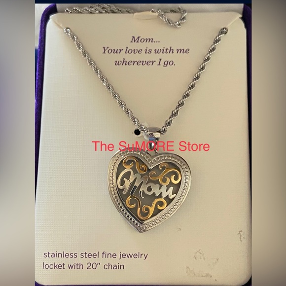 Jewelry | Nwtnib Mom Locket Openable Wsaying | Poshmark